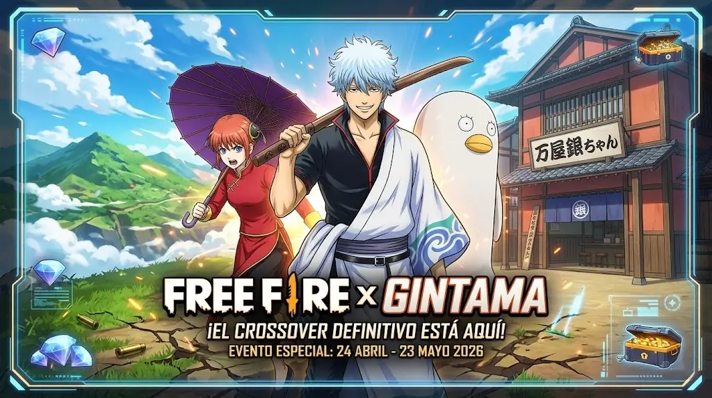 Free Fire x Gintama: Fechas, Skins, Recompensas Gratis y Todo lo que Debes Saber