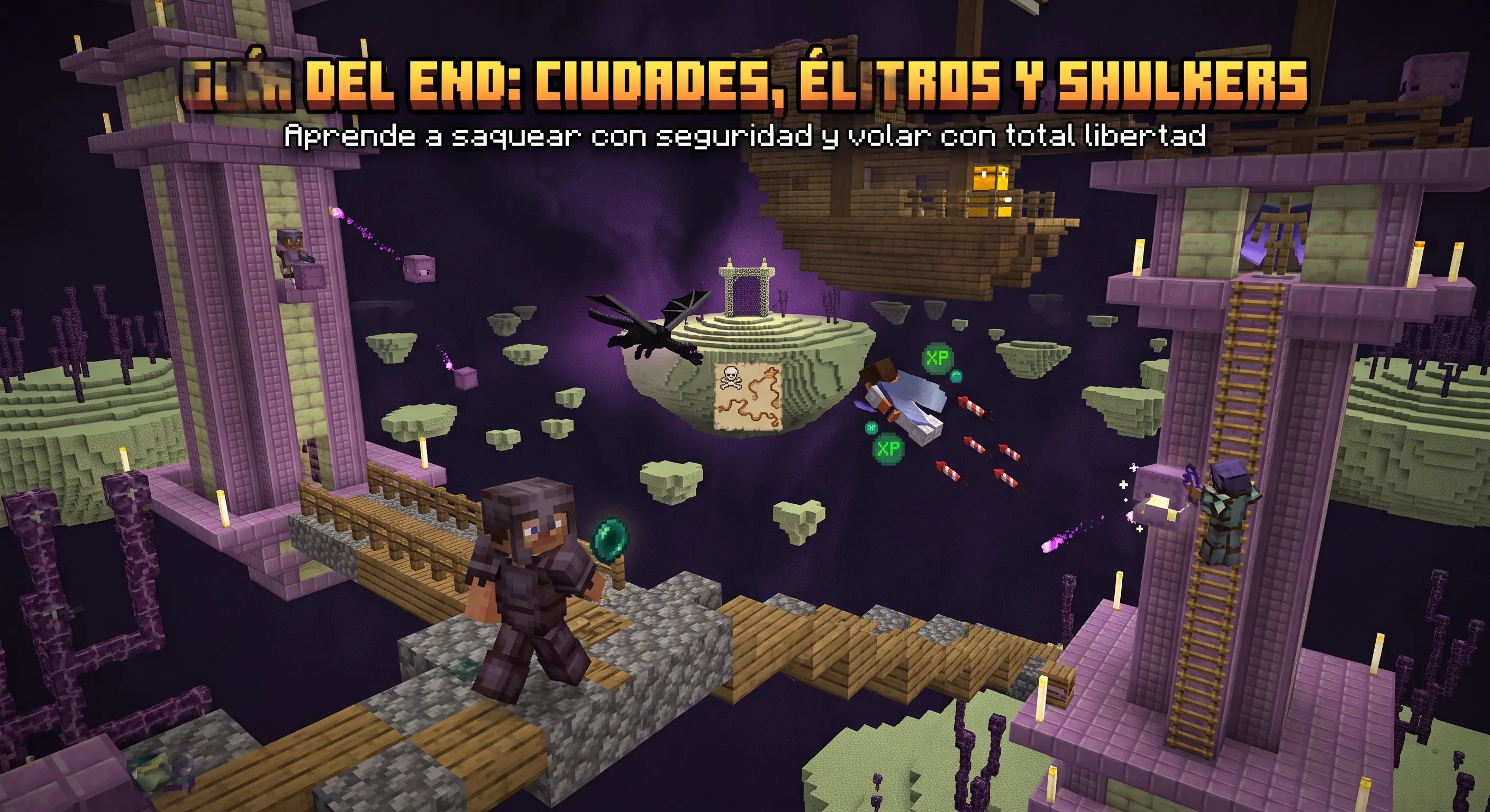 Guía para Explorar y Sobrevivir en las Ciudades del End en Minecraft