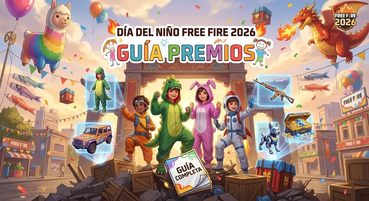 Recompensas del Día del Niño 2026 en Free Fire: guía completa para conseguirlo todo gratis