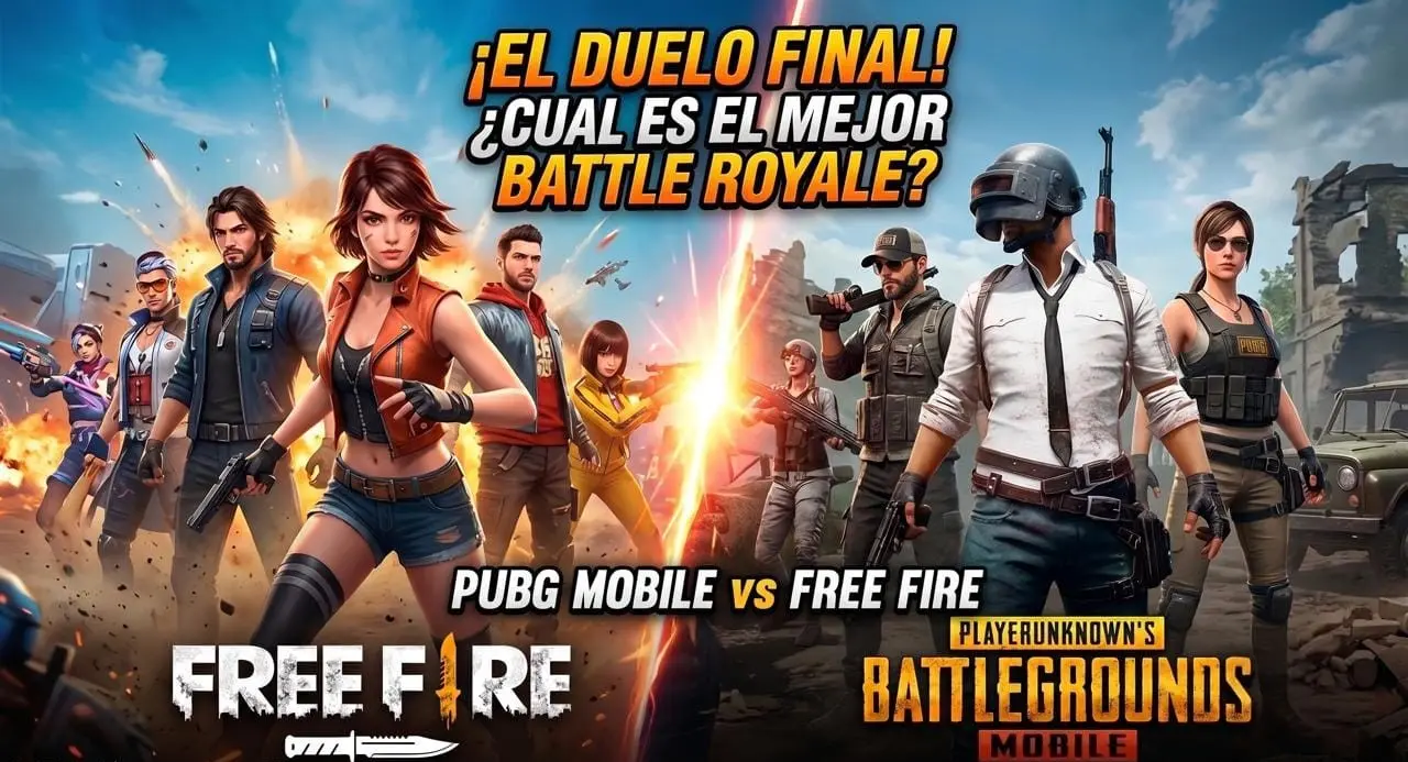 PUBG Mobile vs Free Fire: Guía Completa para Elegir el Mejor Battle Royale Según tu Dispositivo y Estilo