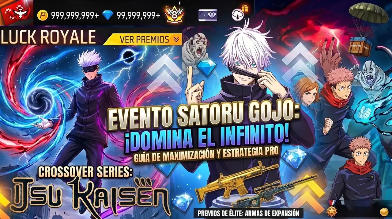 Cómo conseguir la Skin de Satoru Gojo en Free Fire